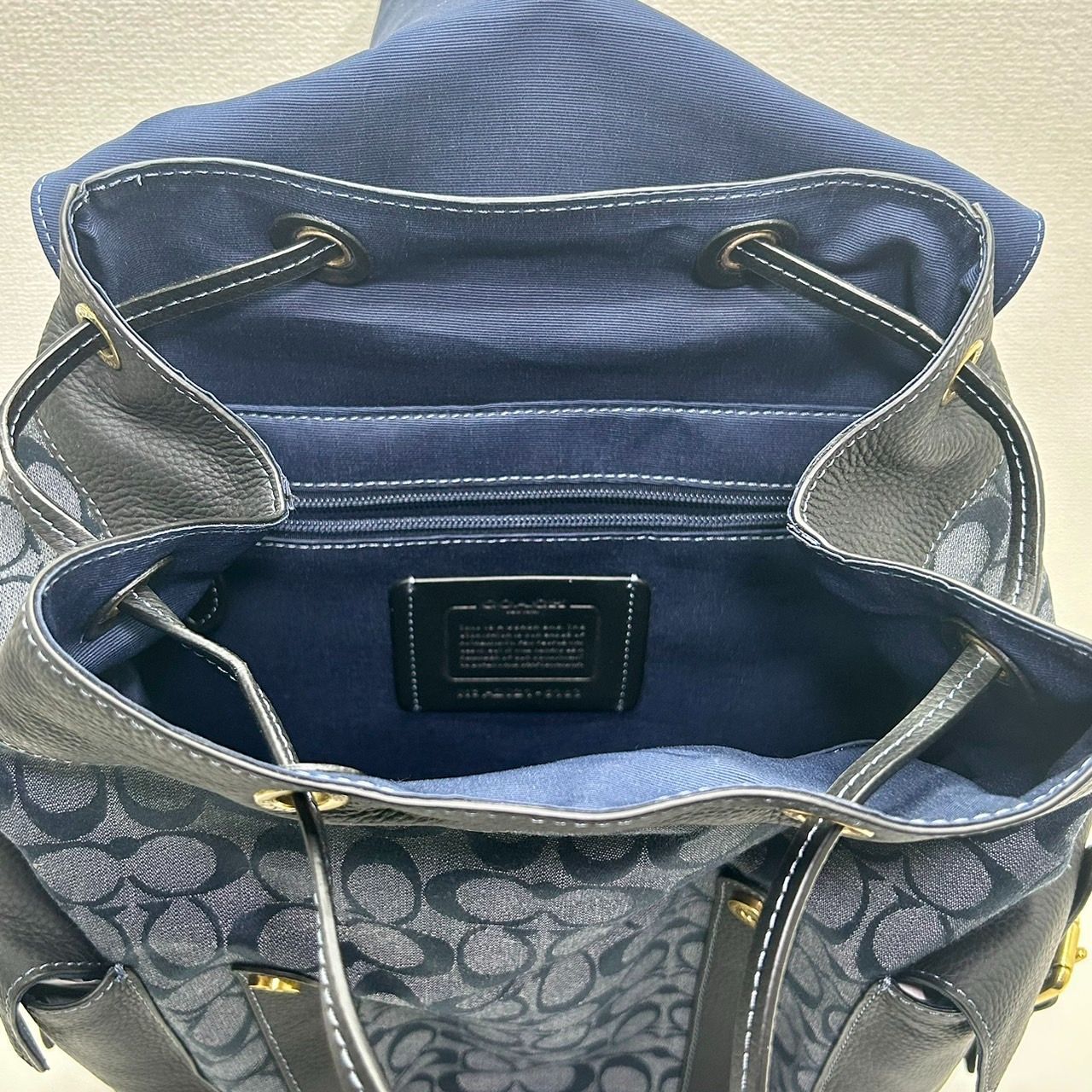 ⭐︎新品未使品⭐︎ COACH デニム シャンブレー リュック バックパック