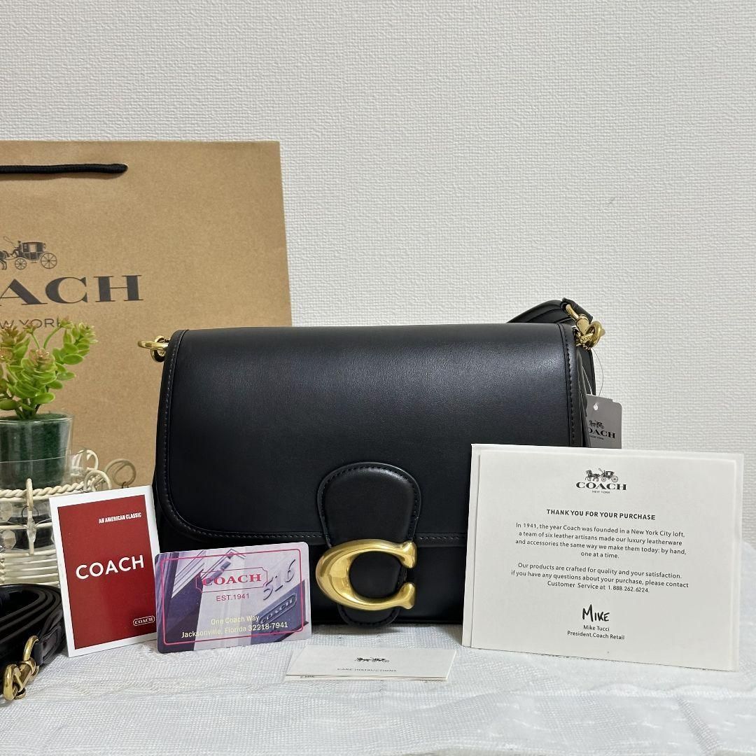 COACH コーチ ソフト タビーショルダーバッグ 黒 C4823 - メルカリ 