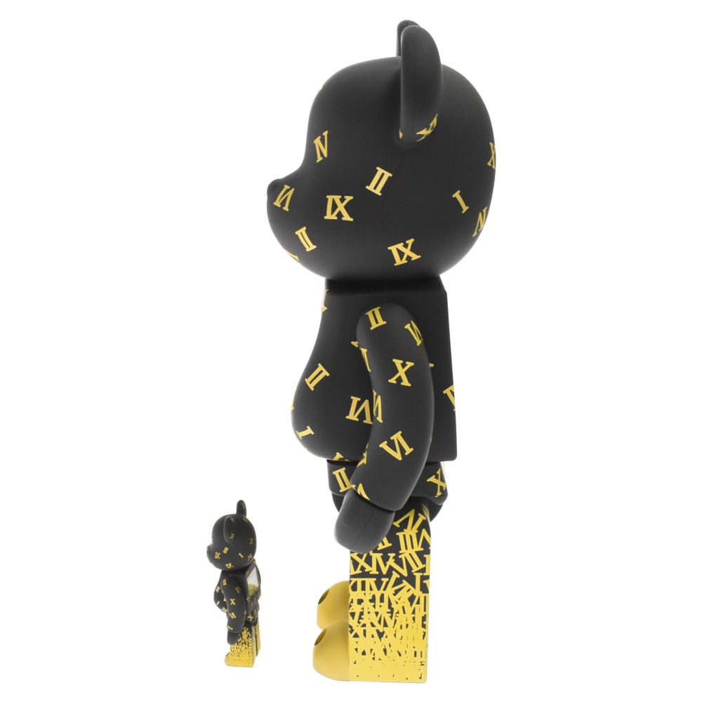 MEDICOM TOY - MEDICOM TOY メディコムトイ BE@RBRICK SHAREEF 3 100%&amp;400% ベアブリック シャリーフ 3 人形 フィギュア ブラック/グリーン MEDICOM TOY - BE@RBRICK SHAREEF 3 100％ & 400％