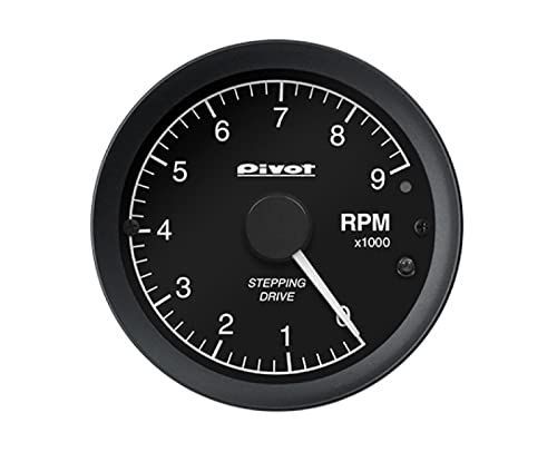 ブラック PIVOT (ピボット) メーター【 GT GAUGE60 】センサータイプ タコメーター GST