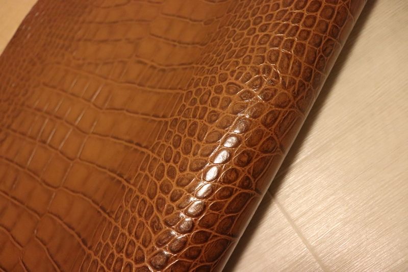 キャメル 148ds ヌメ革 ショルダーレザー 牛革 イタリア レザー クロコ型押し はぎれ 一枚革 レザークラフト 革 皮 本革 diy 生地 材料 NEXPOTALLINN_EU