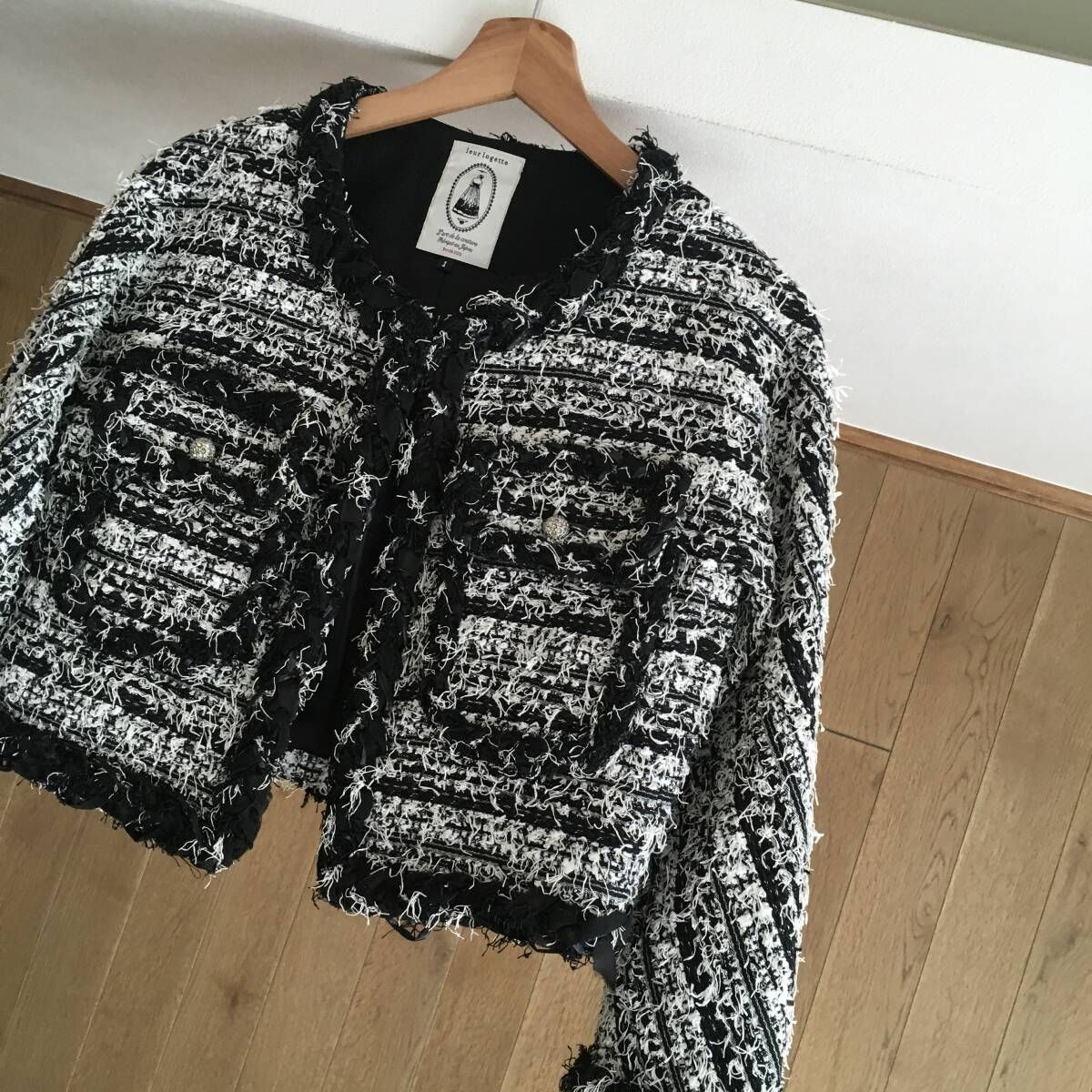 極美品 leur logette ルルロジェッタ ルールロジェット ツイード 