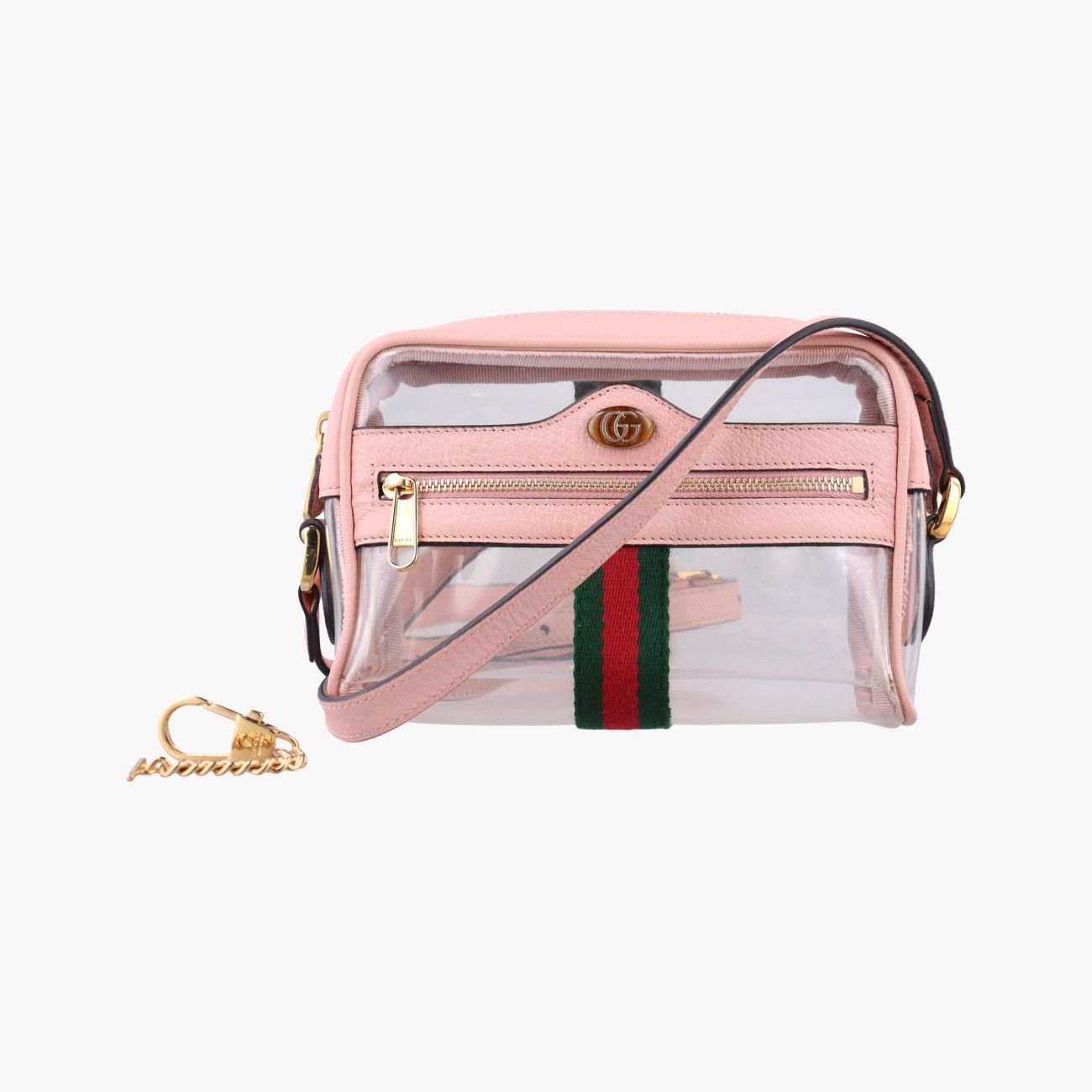 グッチGucciオフィディアピンク×マルチカラーPVC×レザー517350