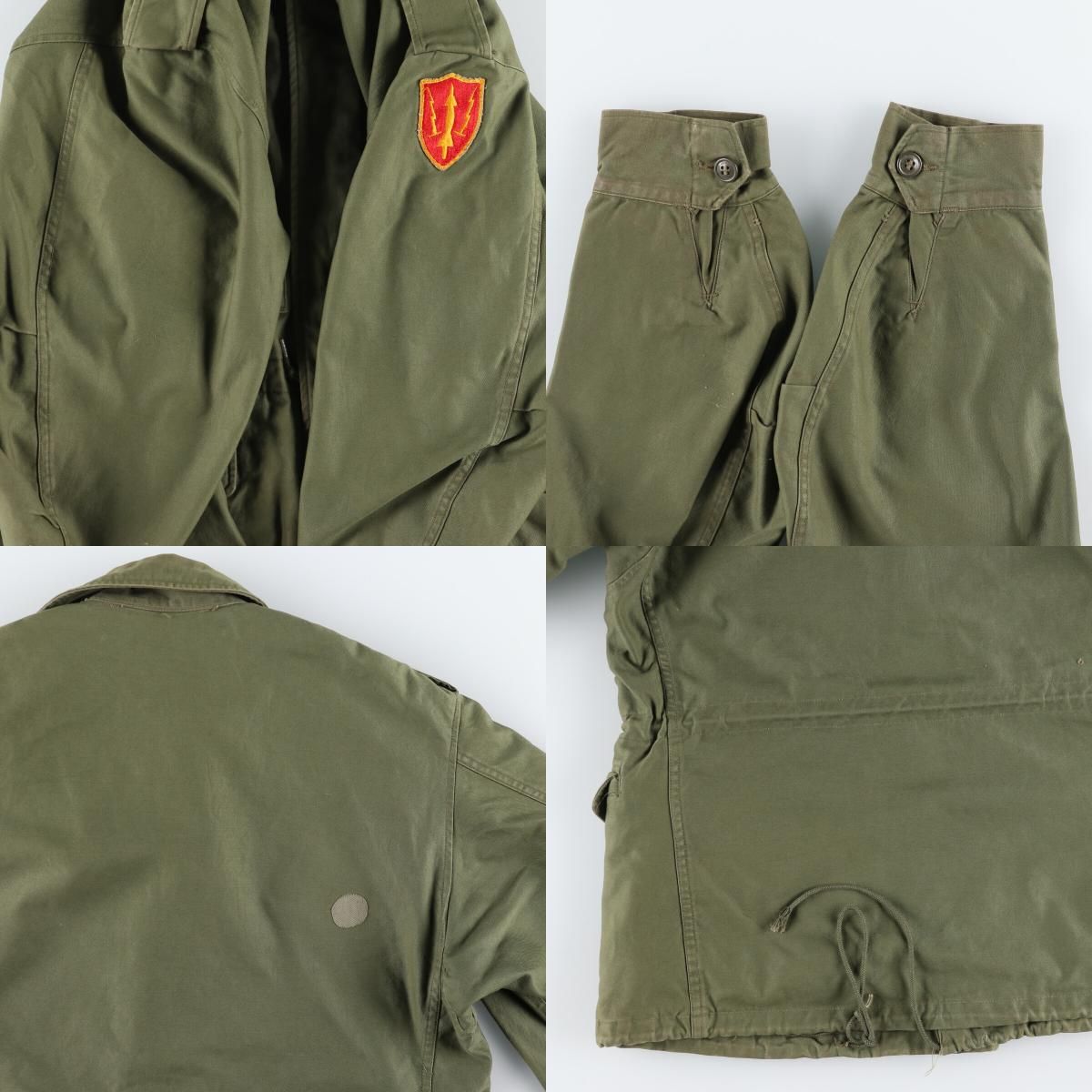 古着 50~60年代 米軍実品 M-51 ミリタリー フィールドジャケット USA製 SHORT SMALL メンズS相当 ヴィンテージ/evb007125 M-51 米軍実品 ミリタリー アメリカ軍 カーキ │ヴィテージ