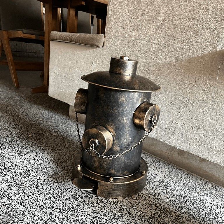 消火栓型ゴミ箱 ペダル式