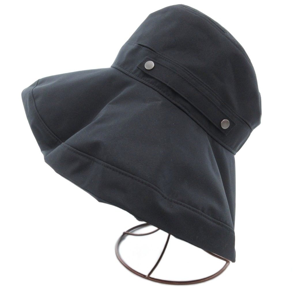 【新品未使用】サンバリア100 ウィンドハット　黒 M トラベル・ハット｜完全遮光帽子｜サンバリア100 | 完全遮光日傘