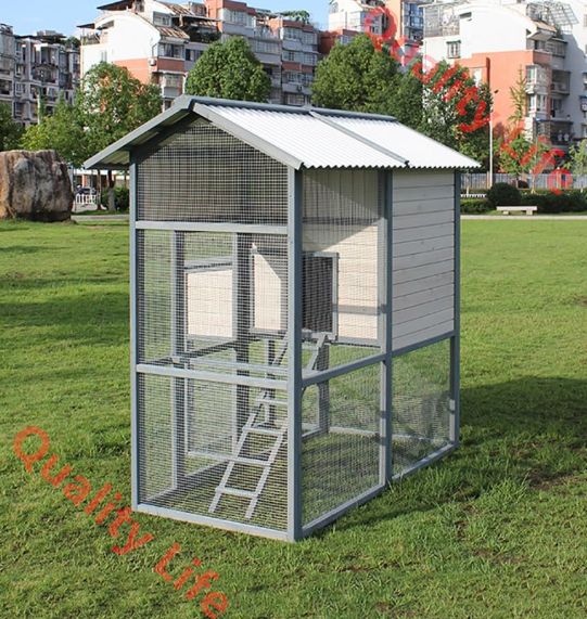 戸外木製鶏ケージ 巣