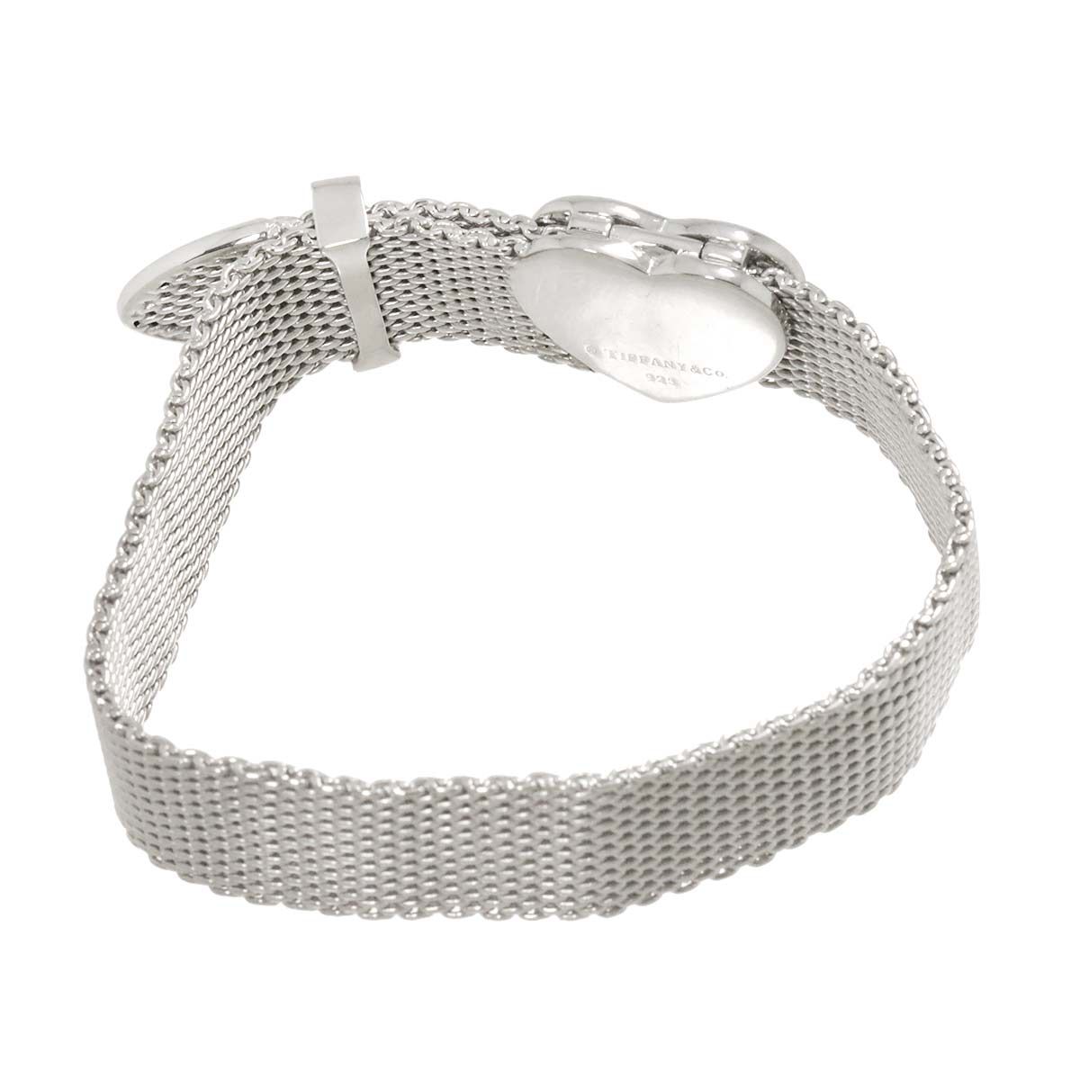 ティファニー TIFFANY&CO. サマセット ハートメッシュ ブレスレット 