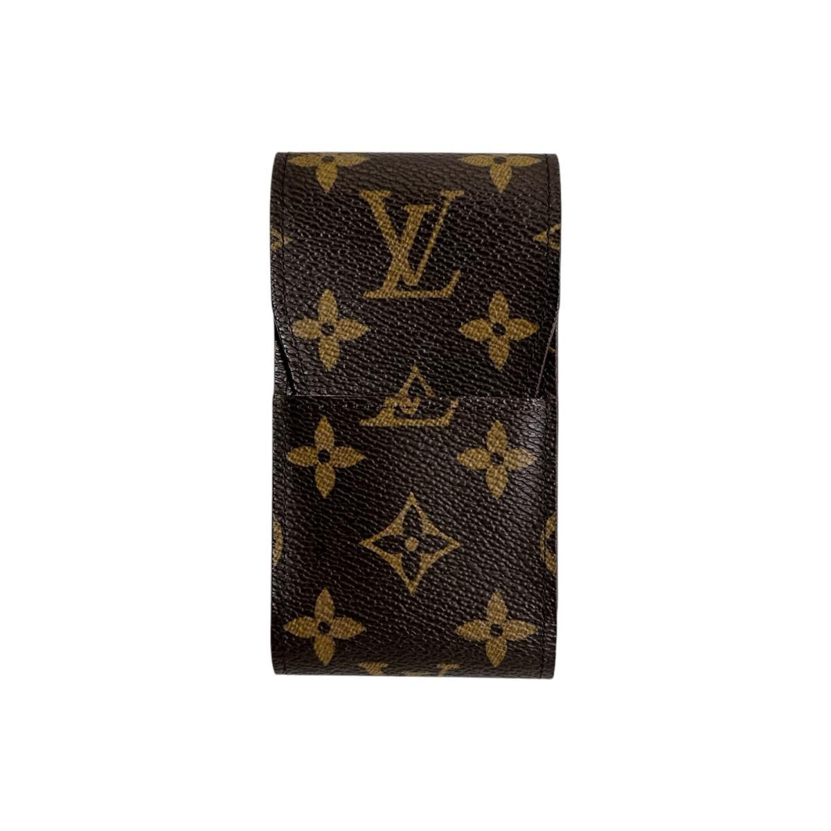 ルイヴィトン M63024 モノグラム シガレットケース エテュイ シガレット 廃盤品 その他小物 LOUIS VUITTON ブラウン
