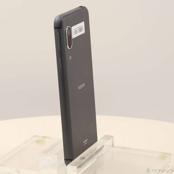 スマートフォン本体 AQUOS sense3 lite SH-12 BLACK AQUOS sense3 lite SH-RM12 Black【楽天版 SIMフリー】|中古