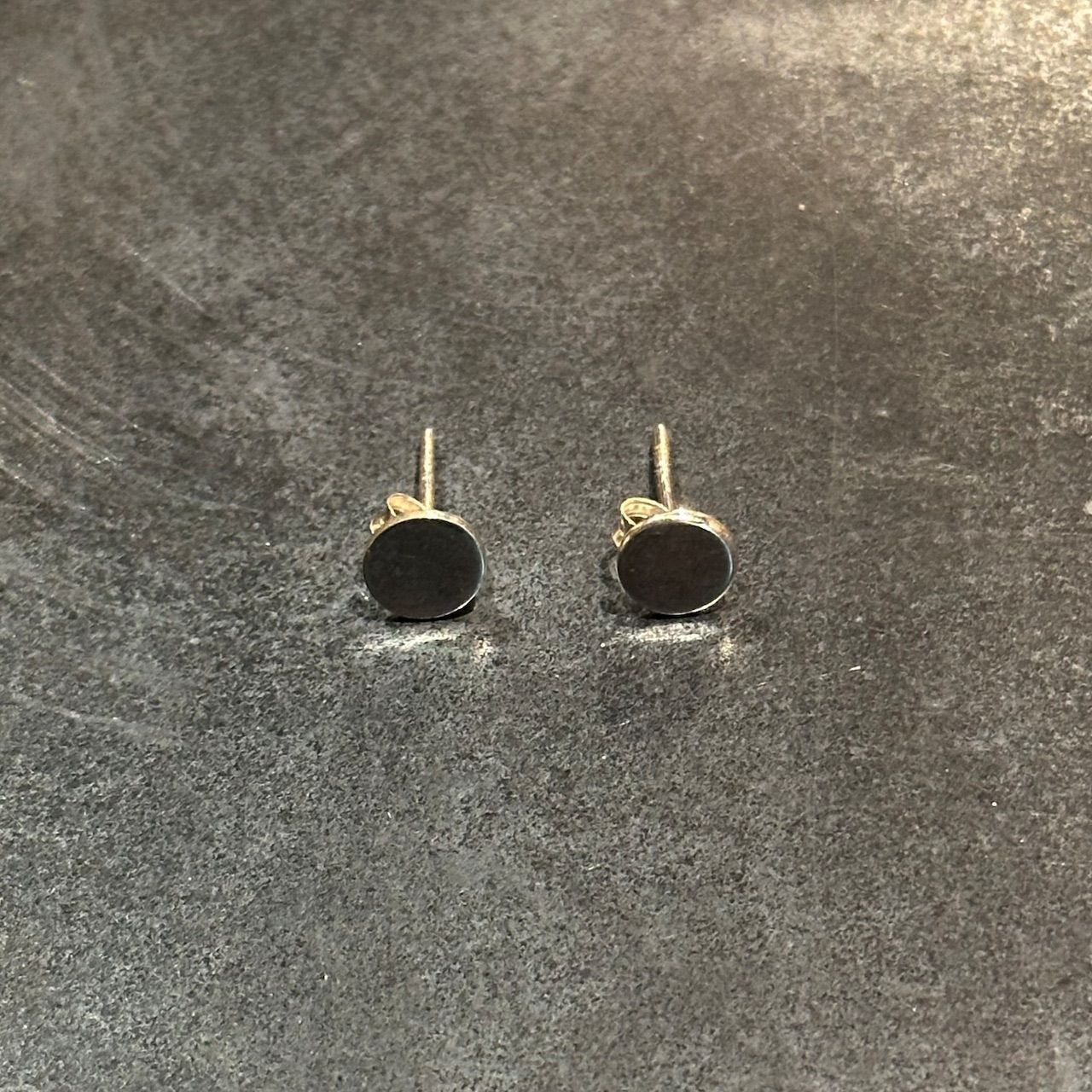 SILVER925 PLANE STUD EARRINGS/シルバー/ピアス
