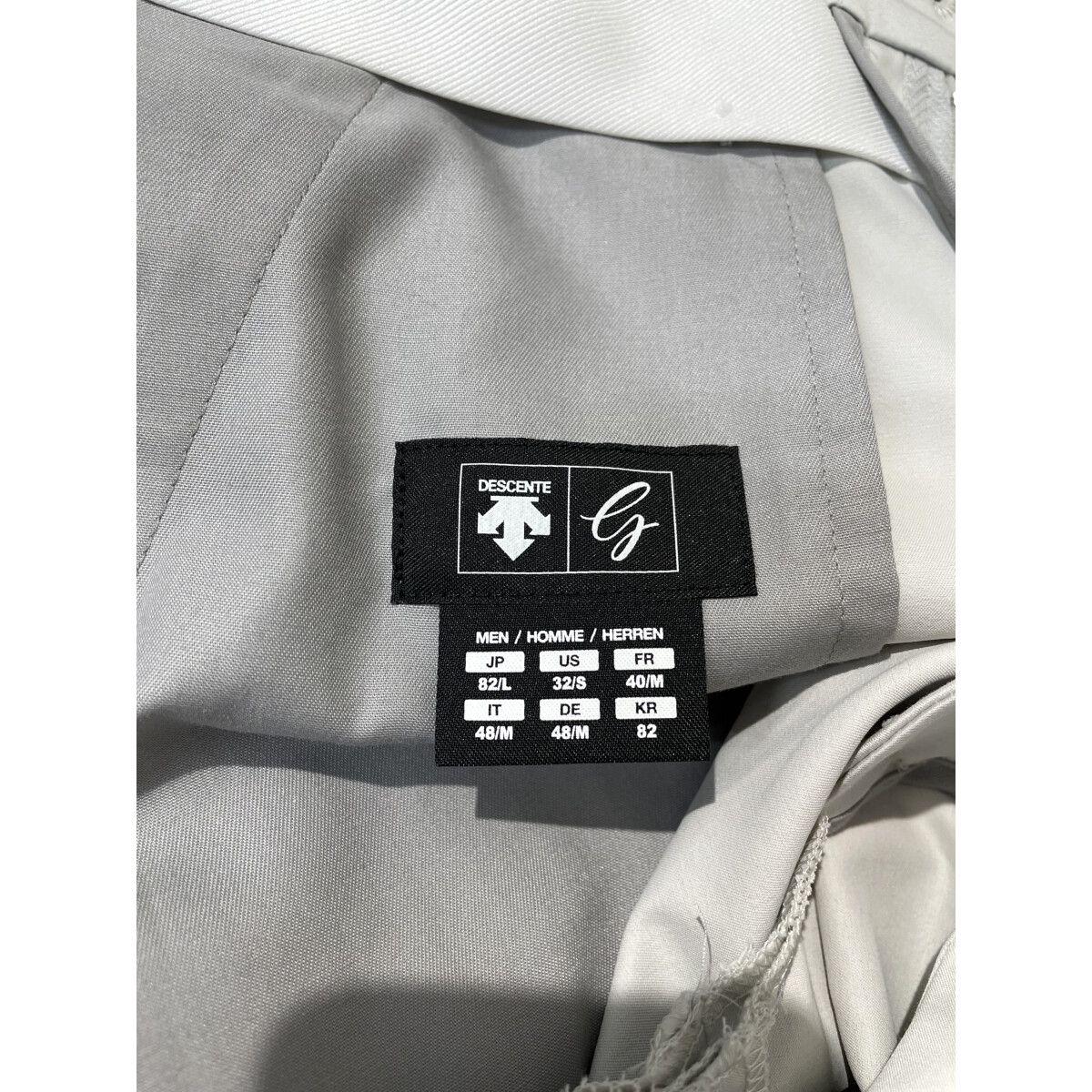 coco 中古 デサントゴルフ DESCENTE GOLF メンズ パンツ 82cm(L) 薄グレー ロングパンツ ストレッチ 中古 メンズ デサントゴルフ DESCENTE GOLF パンツ 82cm(L) 薄