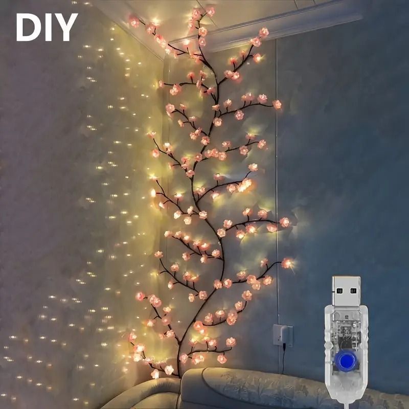 フェアリーライト イルミネーションライト 桜 木の枝 LED ライト