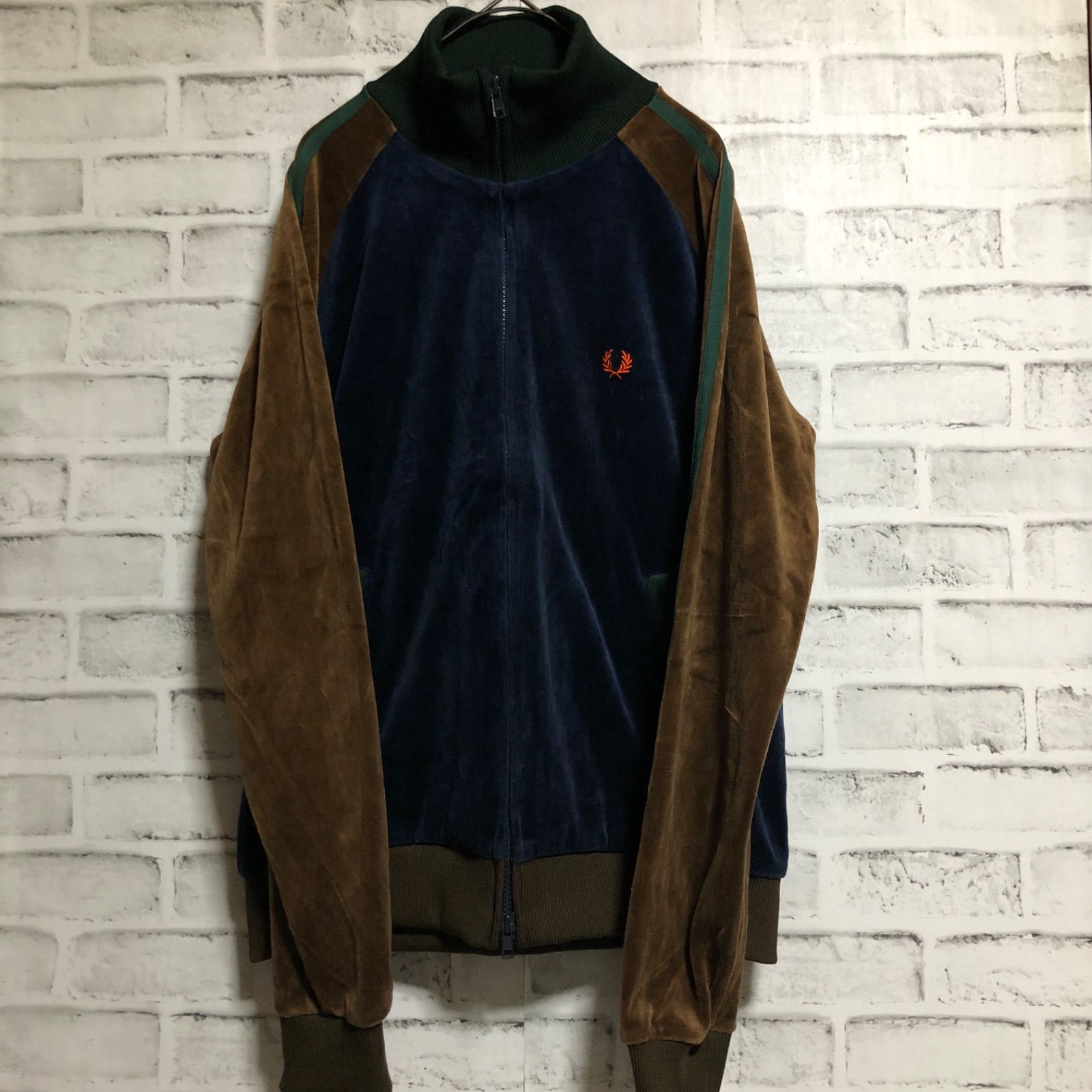 希少マルチカラー⭐️Fred Perry ベロアブラウントラックジャケット 