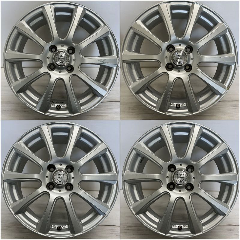 【ウェッズ】ジョーカー 中古アルミホイール 16インチ4本セット ヴォクシー等 4本 中古 Weds JOKER アルミホイール 16インチ 6.5J +40 114.3