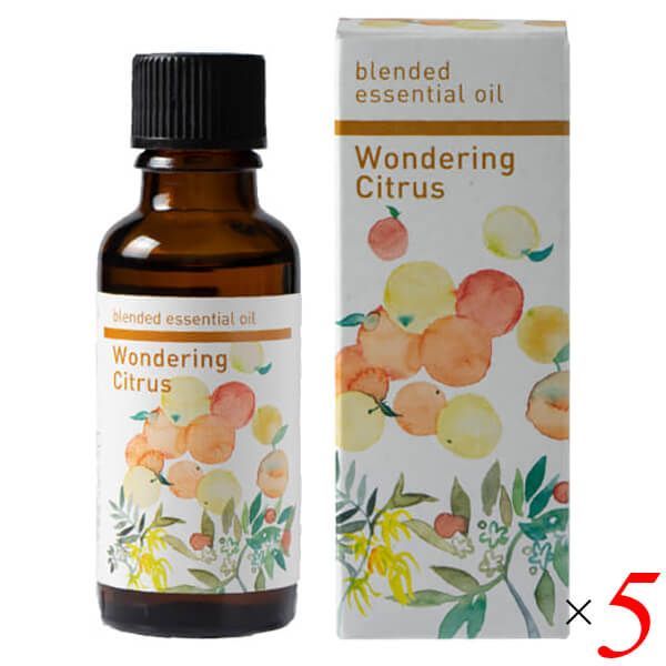 生活の木 ブレンドエッセンシャルオイル 30ml 5本セット ひのき時間 8