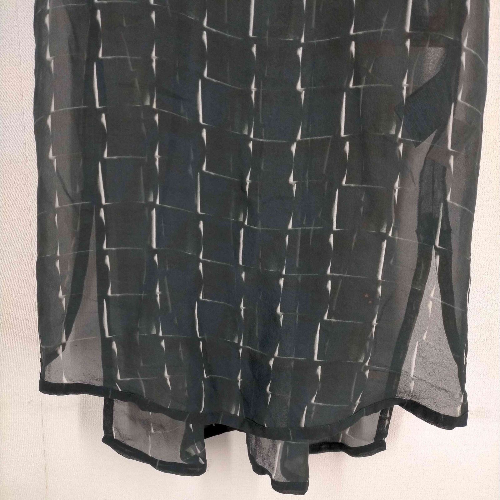 アンドゥムルメステール Ann DEMEULEMEESTER 総柄シースルータンク