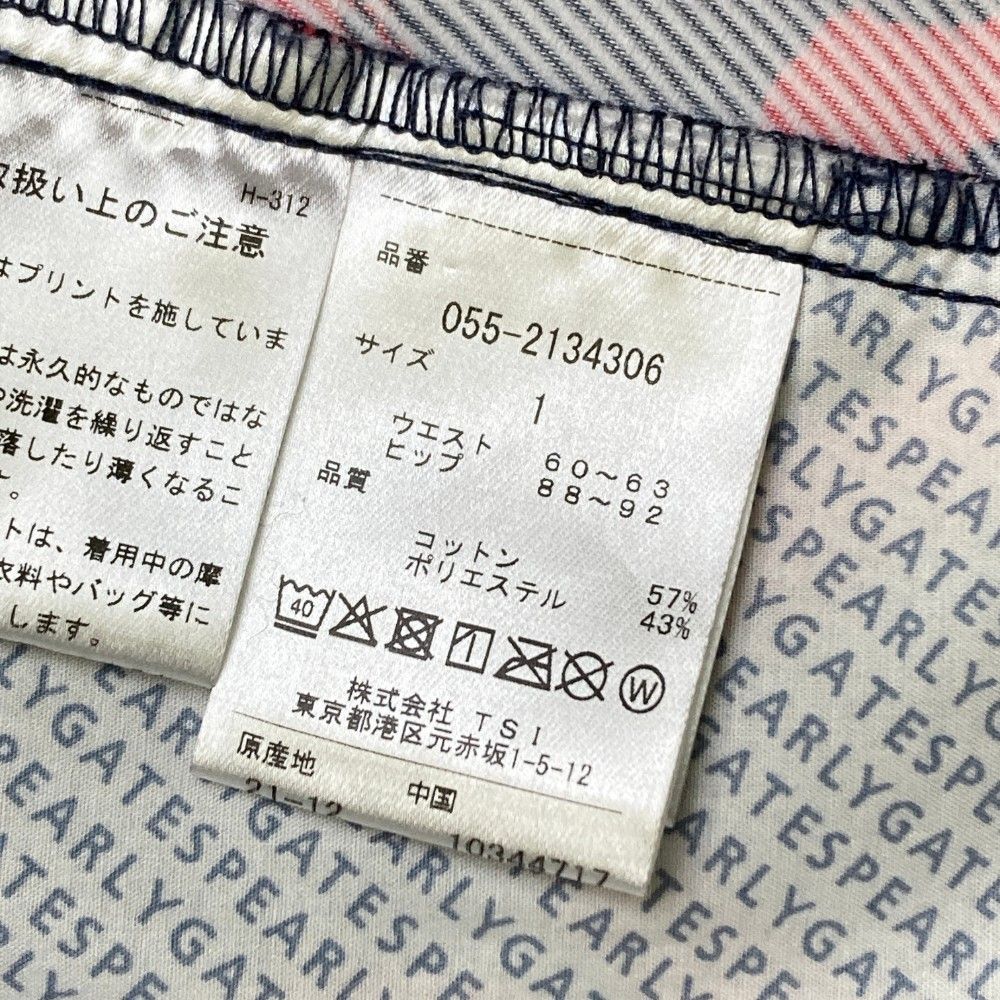 サイズ：1 PEARLY GATES パーリーゲイツ 2022年モデル スカート ハート