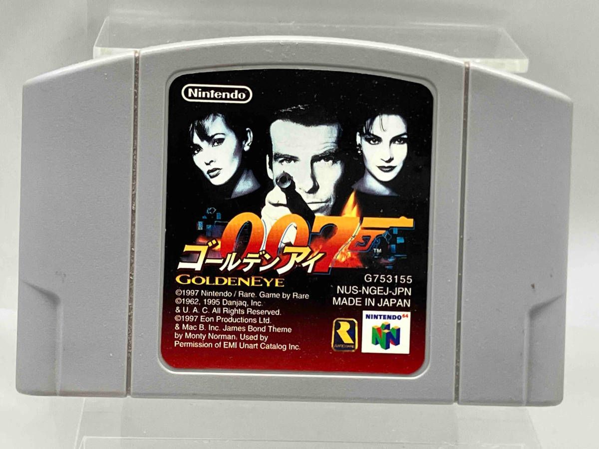 ジャンク ソフトのみ 【※箱説なし※】ゴｰルデンアイ 007 NINTENDO64