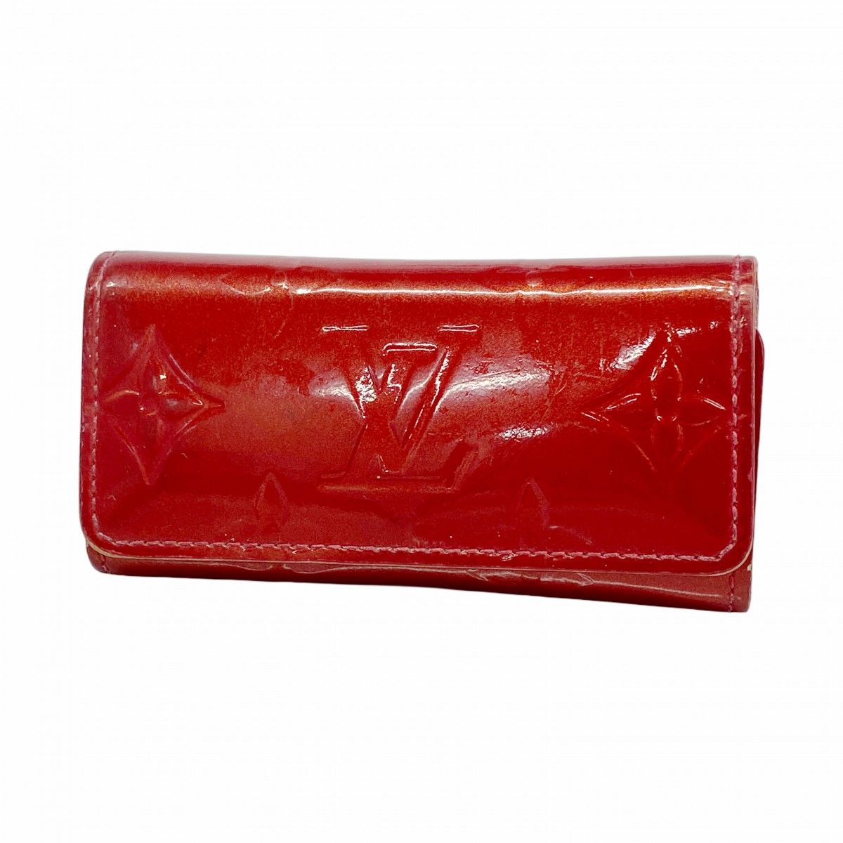 5ma0861-h ルイヴィトン キーケース ヴェルニ ミュルティクレ4 M91976 ポムダムール レディース