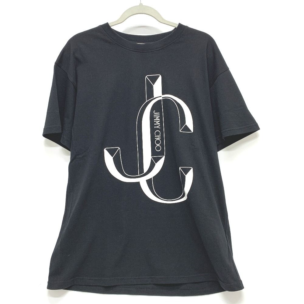 JIMMY CHOO☆ユニセックス JCロゴ コットン Tシャツ ロゴティー-