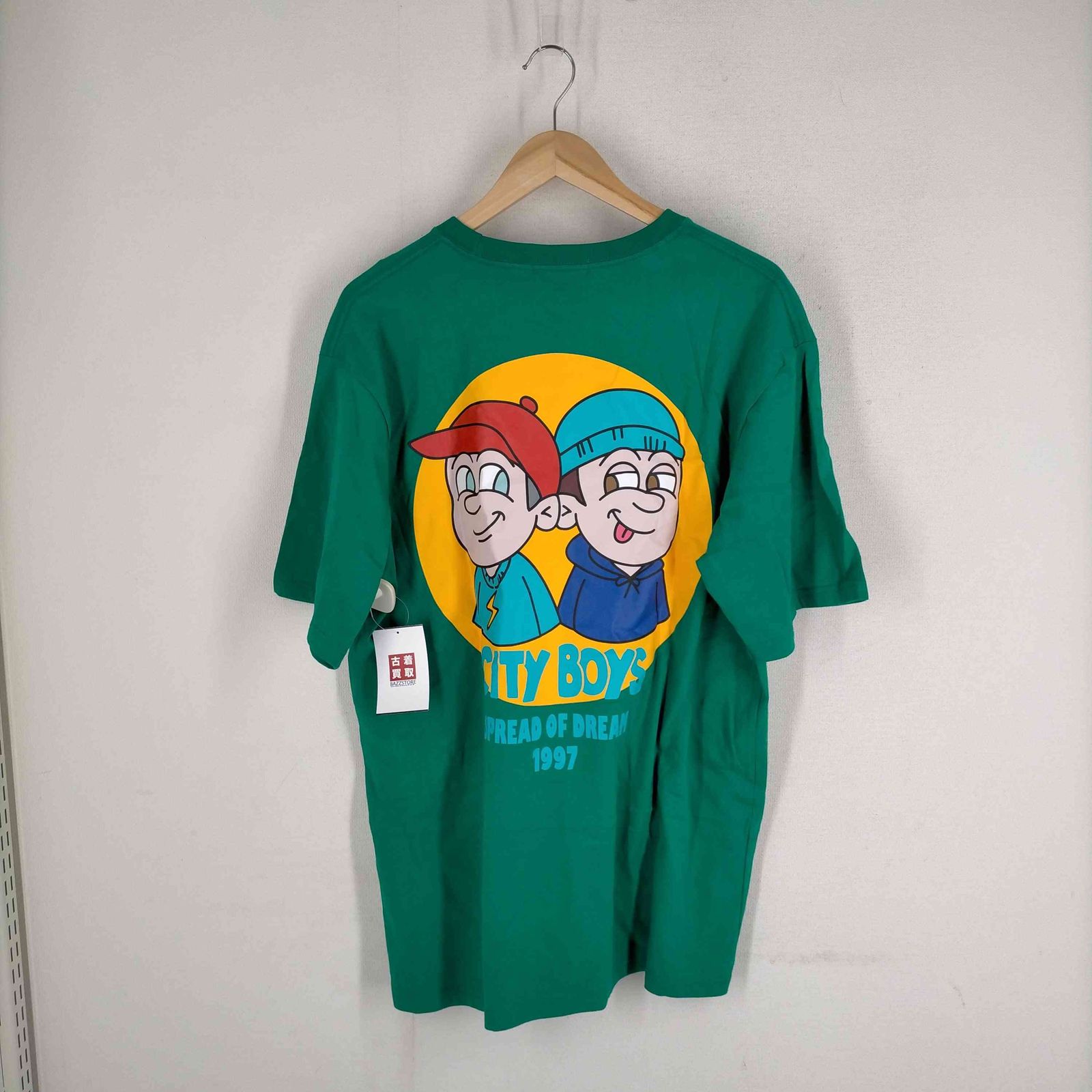 チェリッシュ Cherish プリントクルーネックTシャツ メンズ FREE