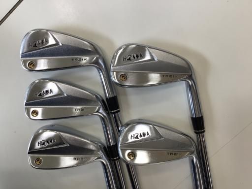 本間ゴルフ TOUR WORLD TR21X 5S アイアンセット IR 純正特注シャフト フレックスS メンズ 男性用 右利き 右用 Cランク ゴルフクラブ