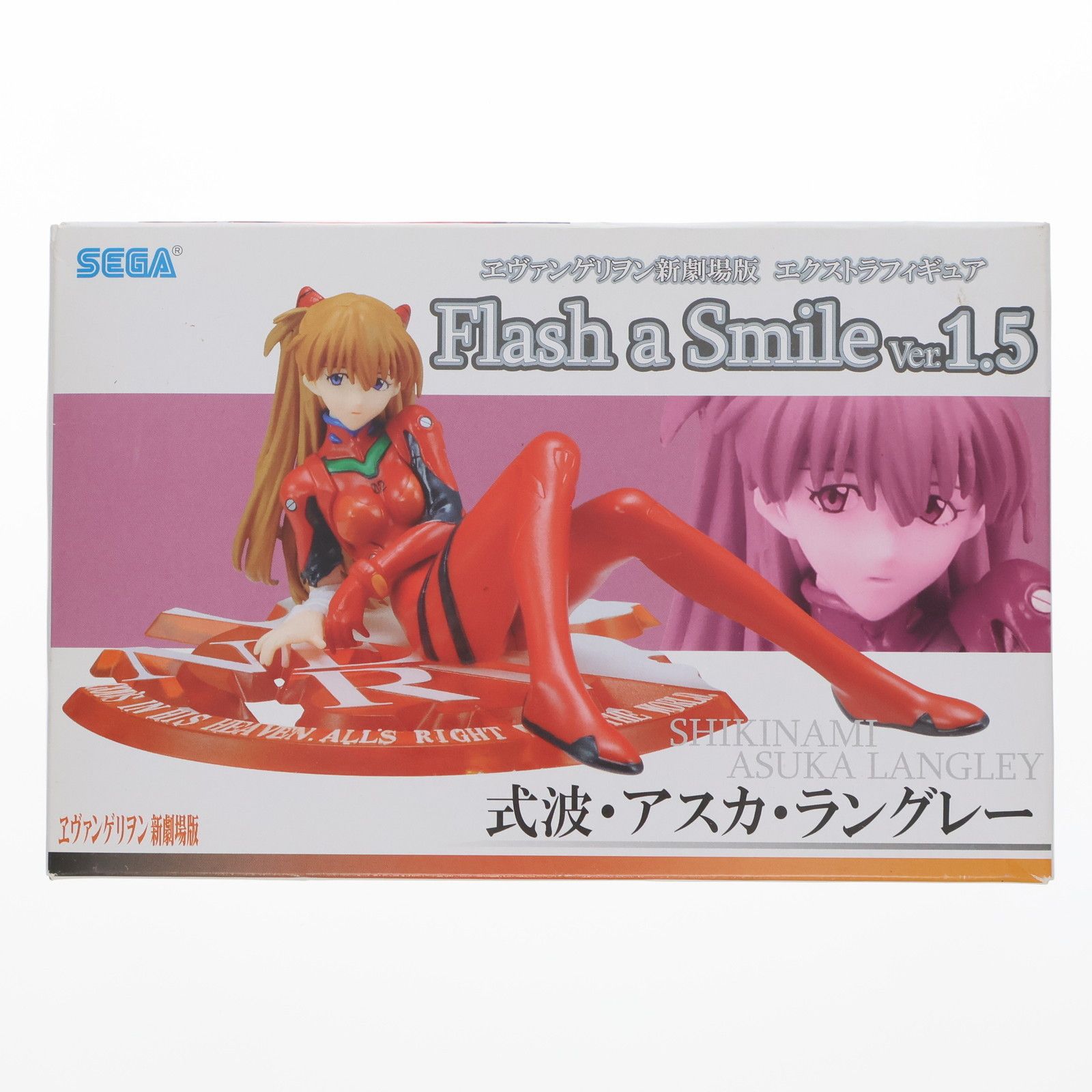 式波・アスカ・ラングレー ヱヴァンゲリヲン新劇場版 エクストラフィギュア Flash a Smile Ver.1.5 プライズ セガ ヱヴァンゲリヲン新劇場版 エクストラフィギュア Flash a Smile