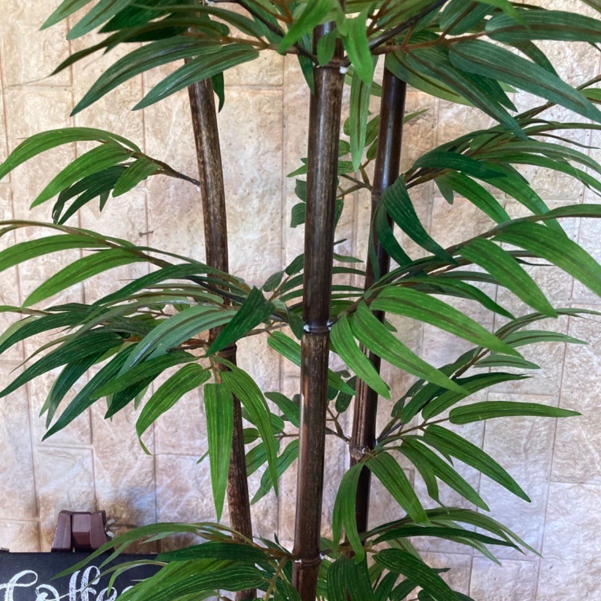光触媒　人工観葉植物　ウォールグリーン　フェイクグリーン　黒竹190センチ
