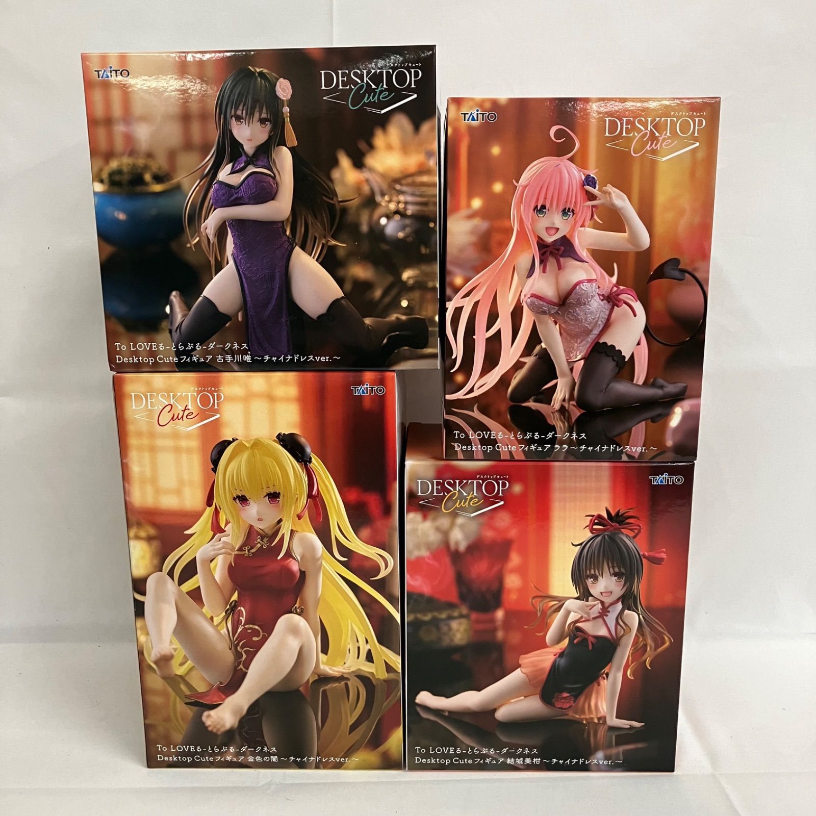 未開封 To LOVEる Desktop Cute チャイナドレス 4個セット SFK140 c107