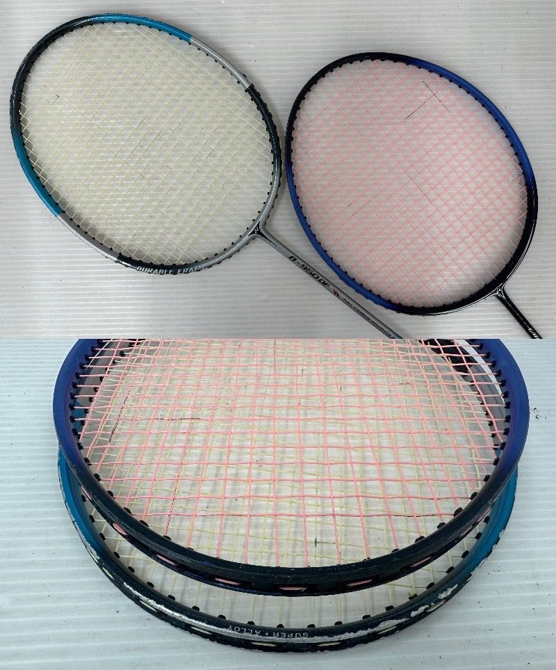品 バドミントンラケット 8本 まとめ YONEX 他 25100021 WWW_NOITHATQUANGTHANH_NET