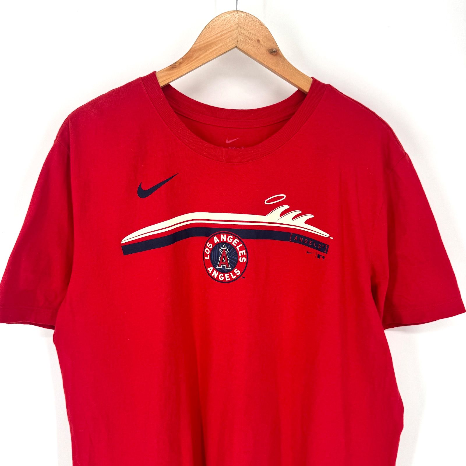 メルカリ限定出品】MLB ロサンゼルス・エンゼルス Tシャツ Nike レッド