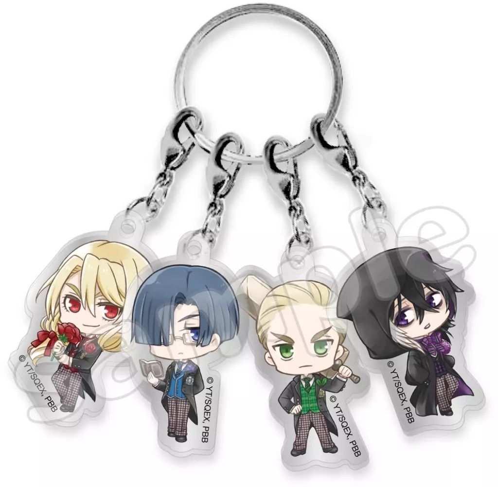 黒執事 アクリルキーホルダー5個セットとヘアゴム 劇場版「黒