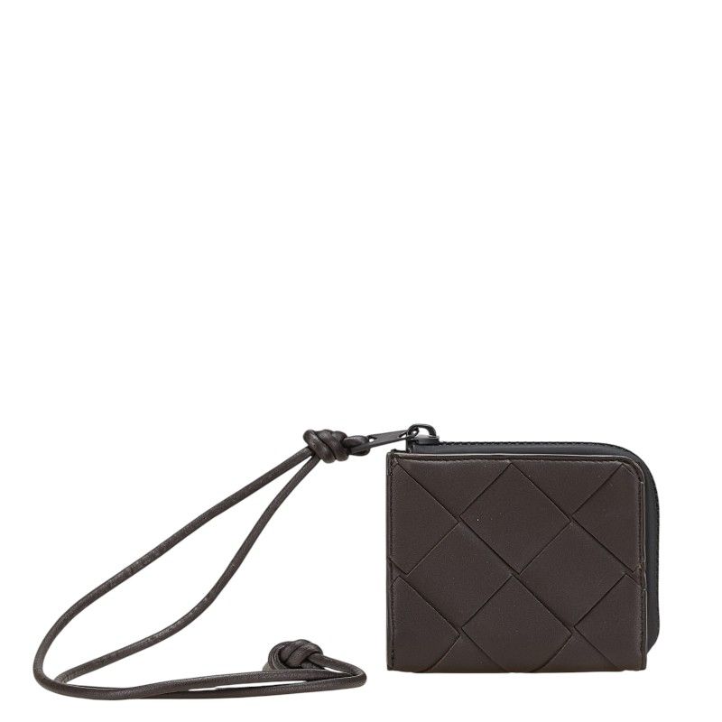 ボッテガヴェネタ マキシイントレチャート ブラウン レザー メンズ BOTTEGAVENETA 234-16167