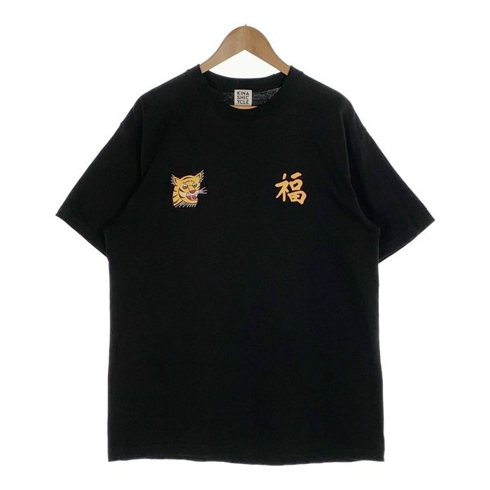 KINASHI CYCLE 木梨サイクル スーベニアTシャツ ブラック 祖師ヶ谷大蔵 ベトジャンデザイン Size XL