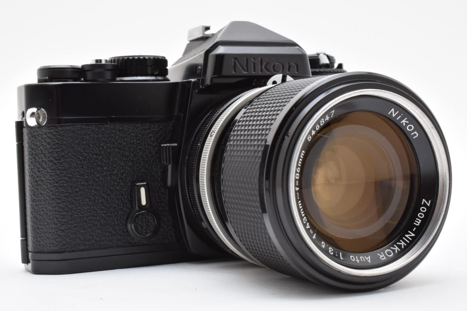Nikon ニコン FE ブラック ボディ Auto Nikkor 43-86mm F3.5 Ai Zoom レンズセット B902B855