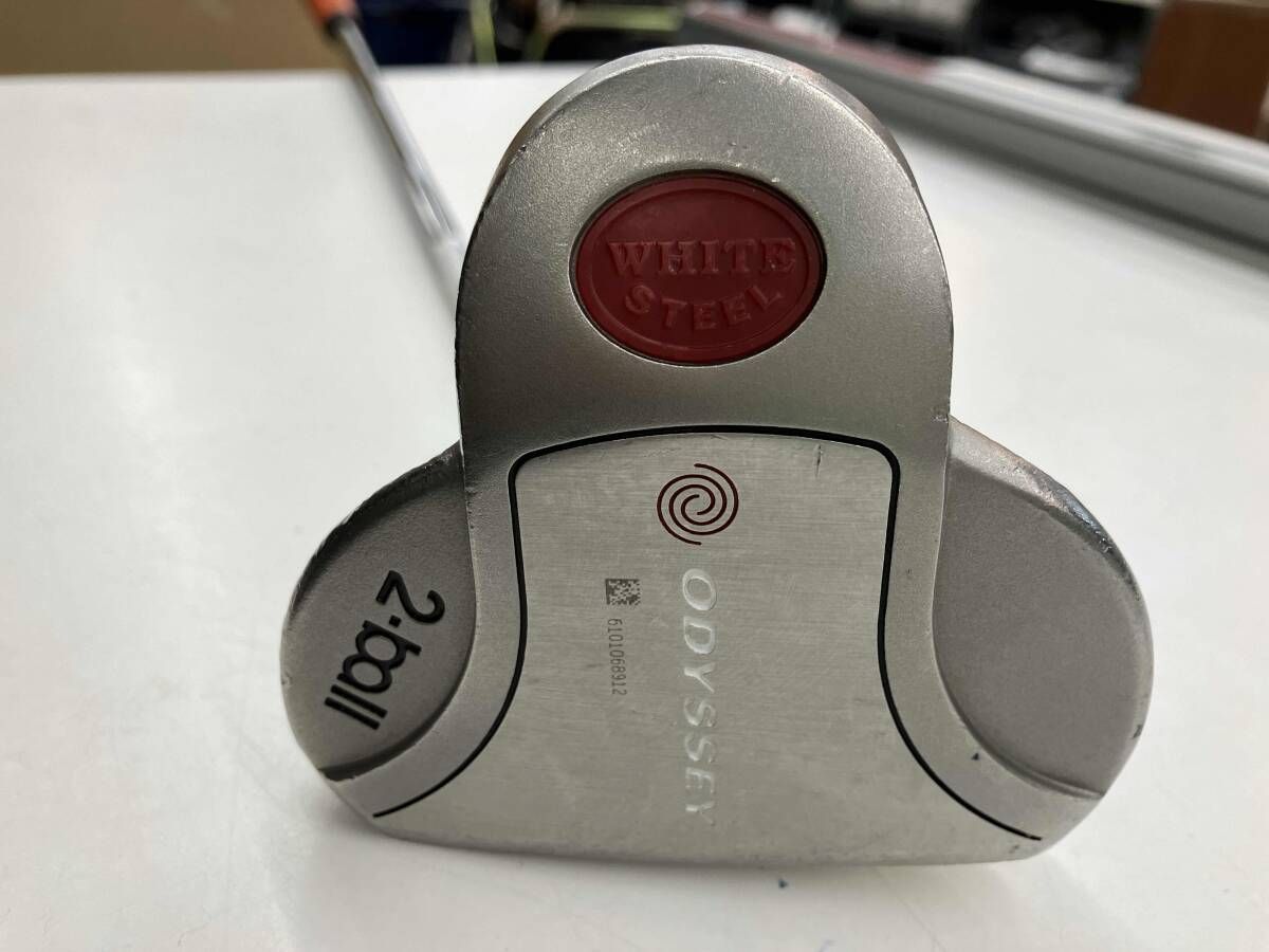 Odyssey WHITE STEEL 2BALL パター/ 中古品 - メルカリ