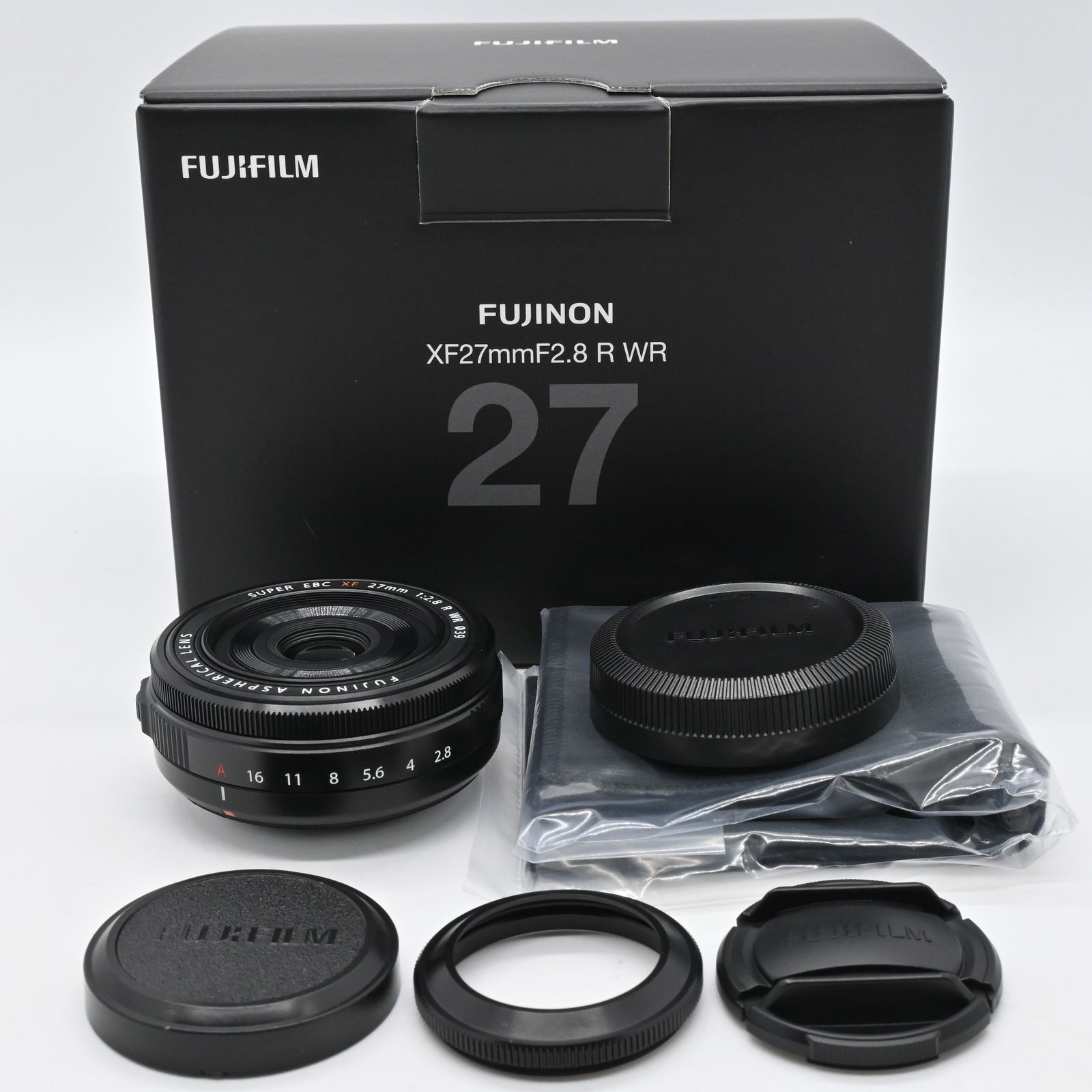 FUJIFILM XF27MMF2.8 R WR + レンズフィルター FUJIFILM XF27MMF2.8 R