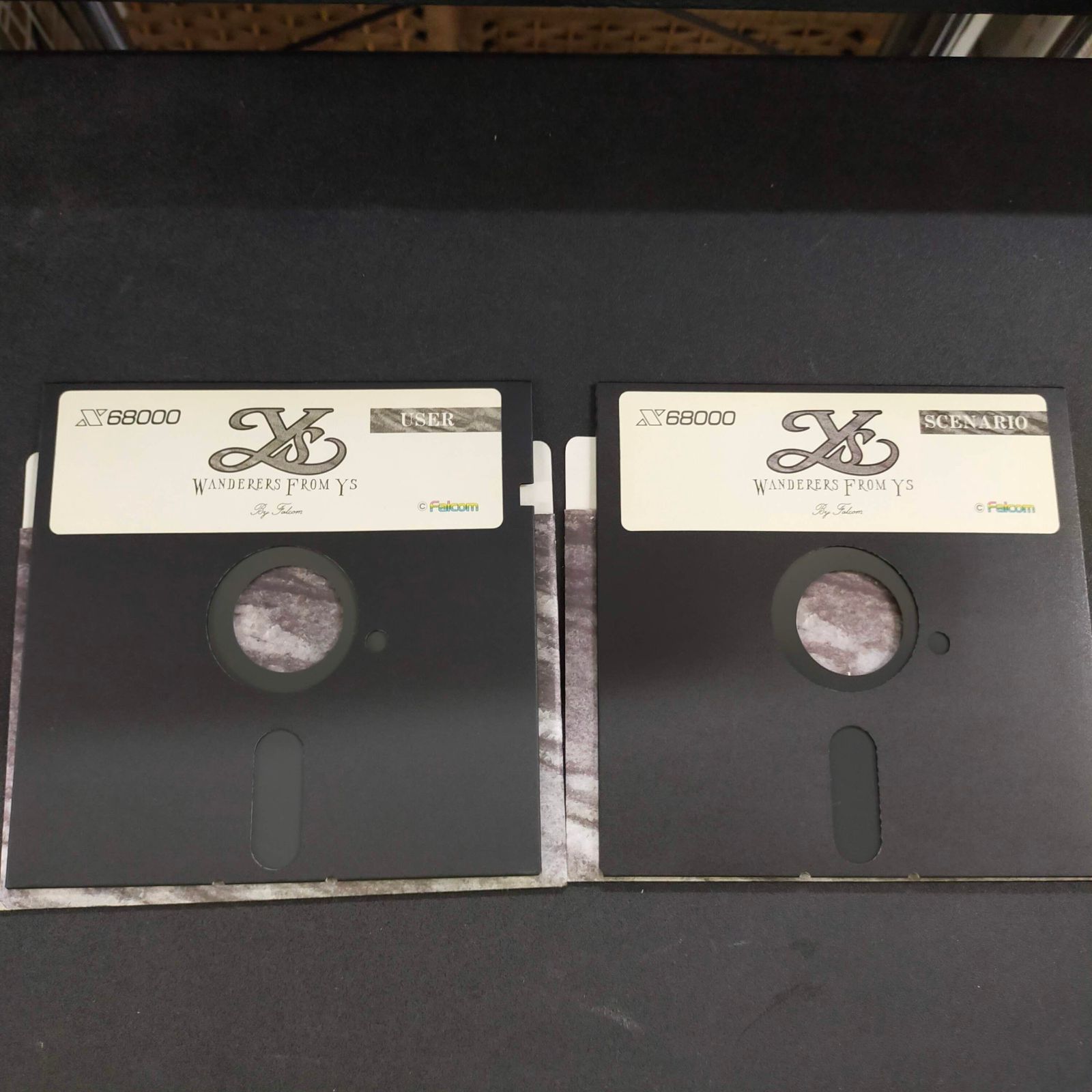 X68000/X68030 5インチFD ワンダラーズフロムイース4枚セット