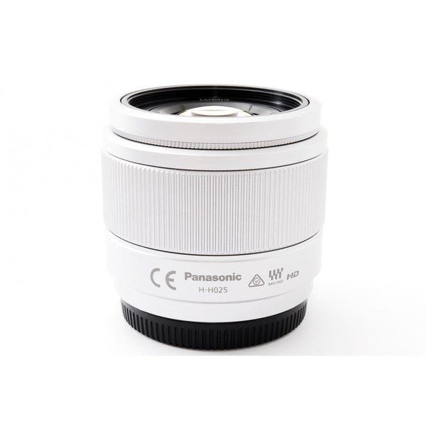 パナソニック Panasonic H-H025 G f/1.7 小売 25mm ASPH シルバー 美品
