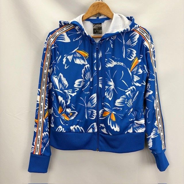 adidas スペイン代表 ジップジャケット O (日本サイズ) 未使用品 Adidas x FARM コラボ バタフライ プリント フーディ ジップ