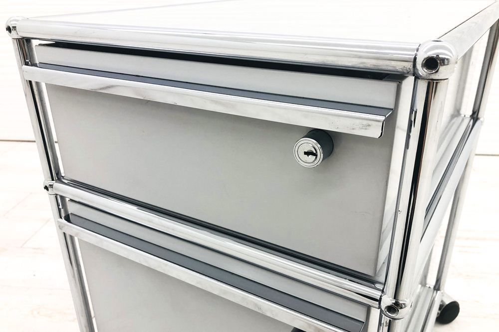 ロールボーイ USMハラー 中古 ハラーシステム 2段ワゴン USM Haller