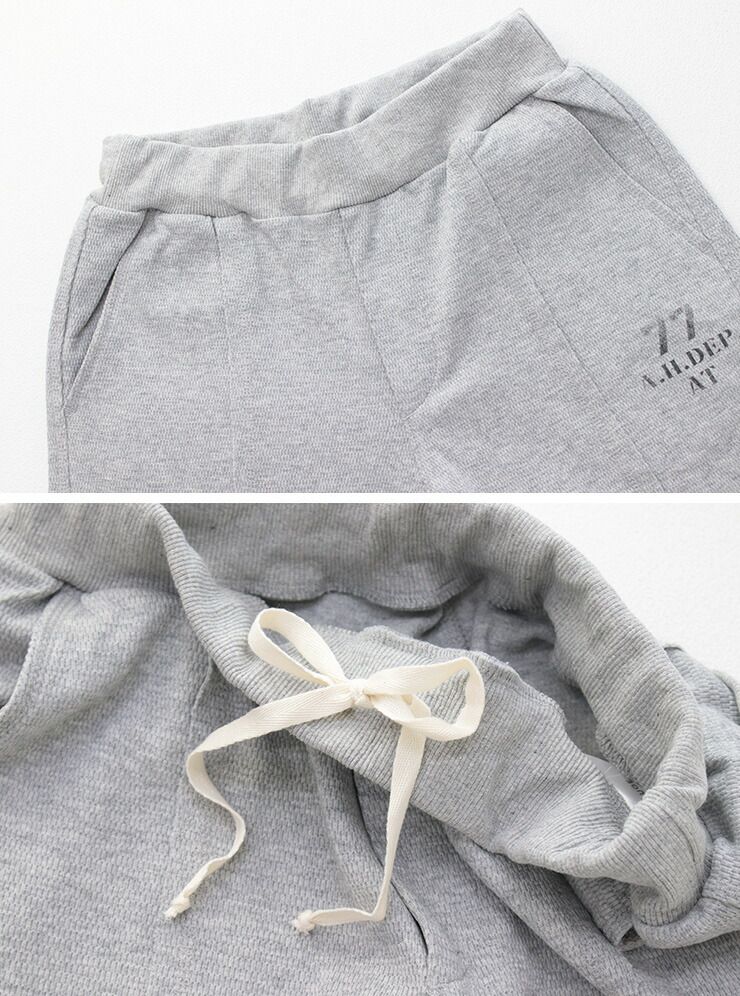 ダブルフェイスサーマルストレートパンツ