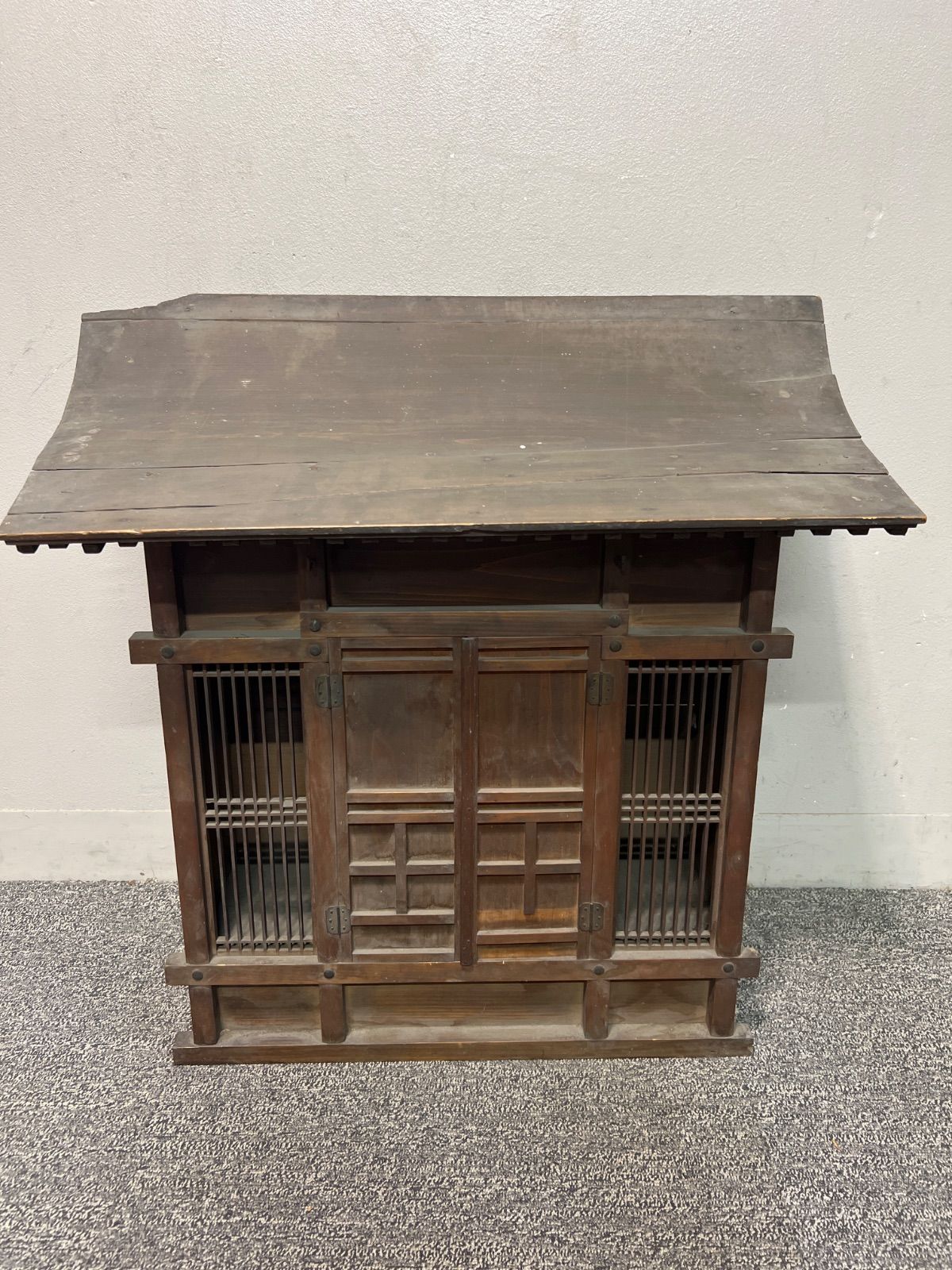 ︎ 神具 神棚 昔の 神棚 木製 古物