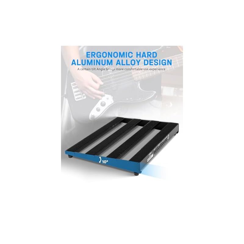 0.98kg 軽量アルミ合金製ペダルボード