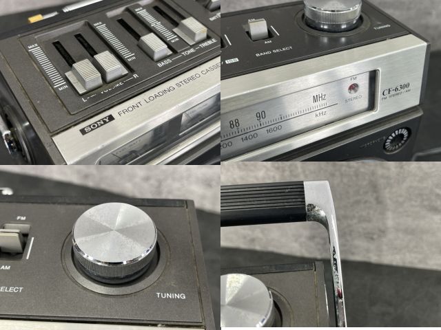 ラジカセ 【】SONY ソニー CF-6300 ラジオ FM/AM 2バンド ステレオ