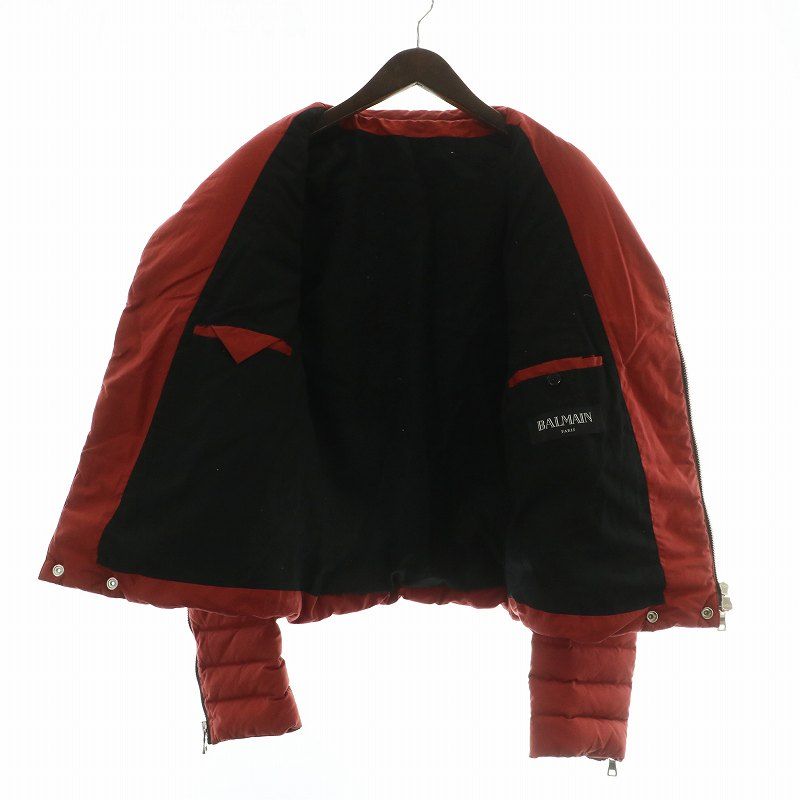 バルマン BALMAIN 15AW BHR BLOUSON RIDERS バイカー ダウンジャケット