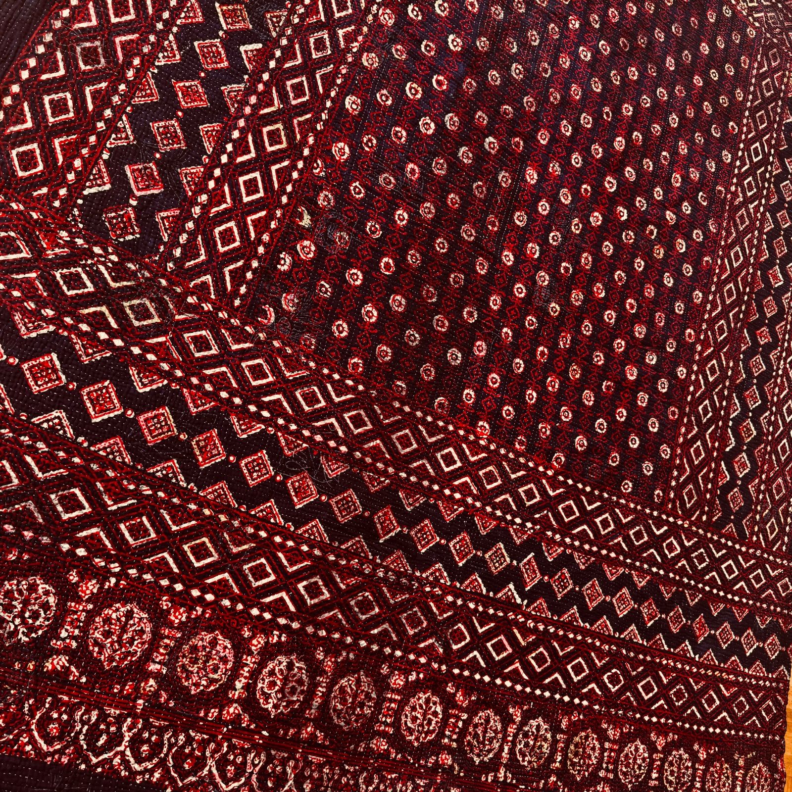 ヴィンテージ カンタ刺繍