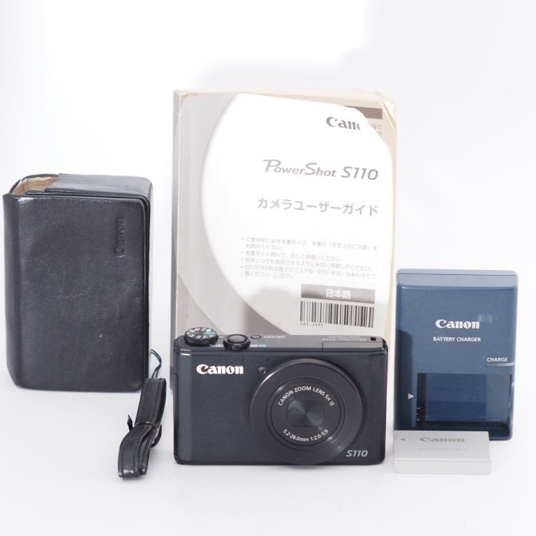Canon デジタルカメラ PowerShot S110 約1210万画素 F2.0 光学5倍ズーム ブラック PSS110(BK)