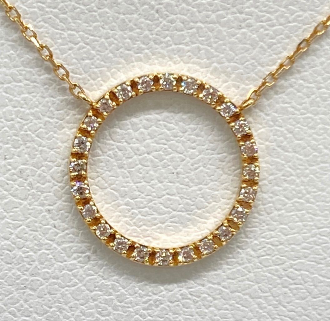 専用です　K18YG ココシュニック　ダイヤモンドネックレス ココシュニック しずく型ネックレス 専用です K18YG ココシュニック雫